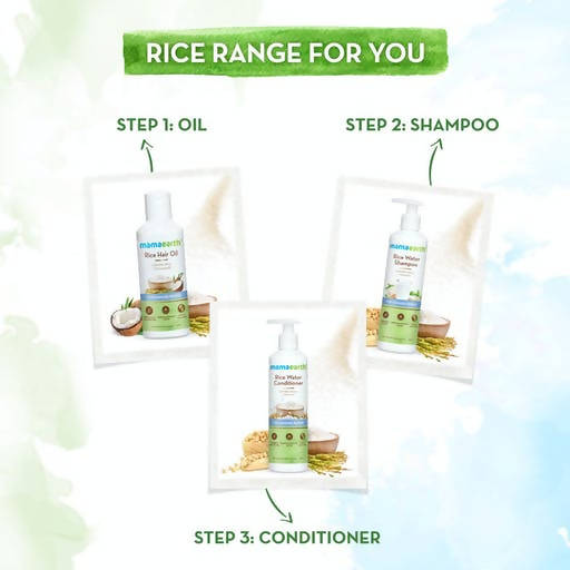 Mamaearth Rice Water Shampoo with Rice Water & Keratin | Grocsy