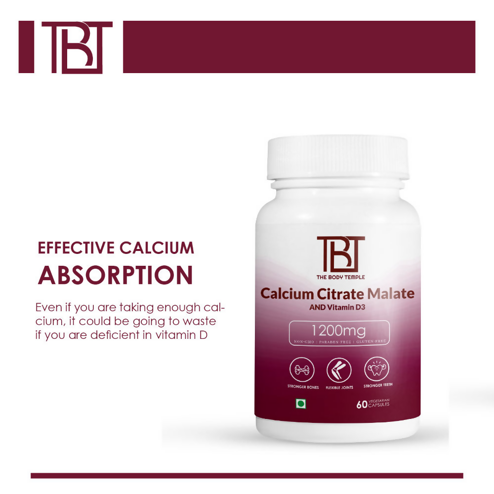 The Body Temple Calcium Citrate Malate Capsules | Grocsy