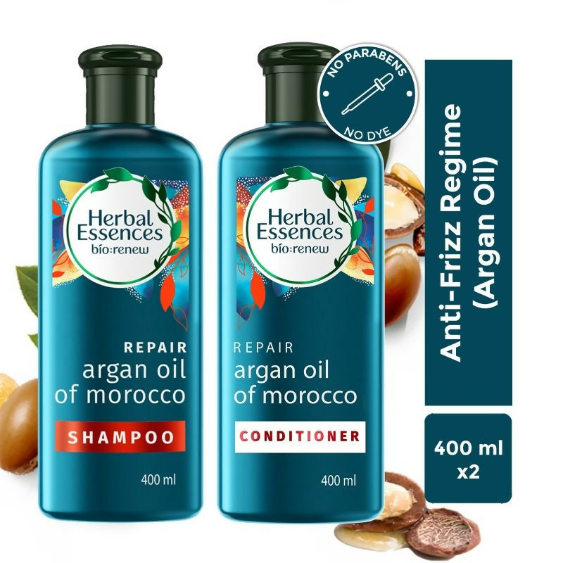 Herbal Essences Argan Oil Shampoo & Conditioner For Frizz - Combo | Grocsy