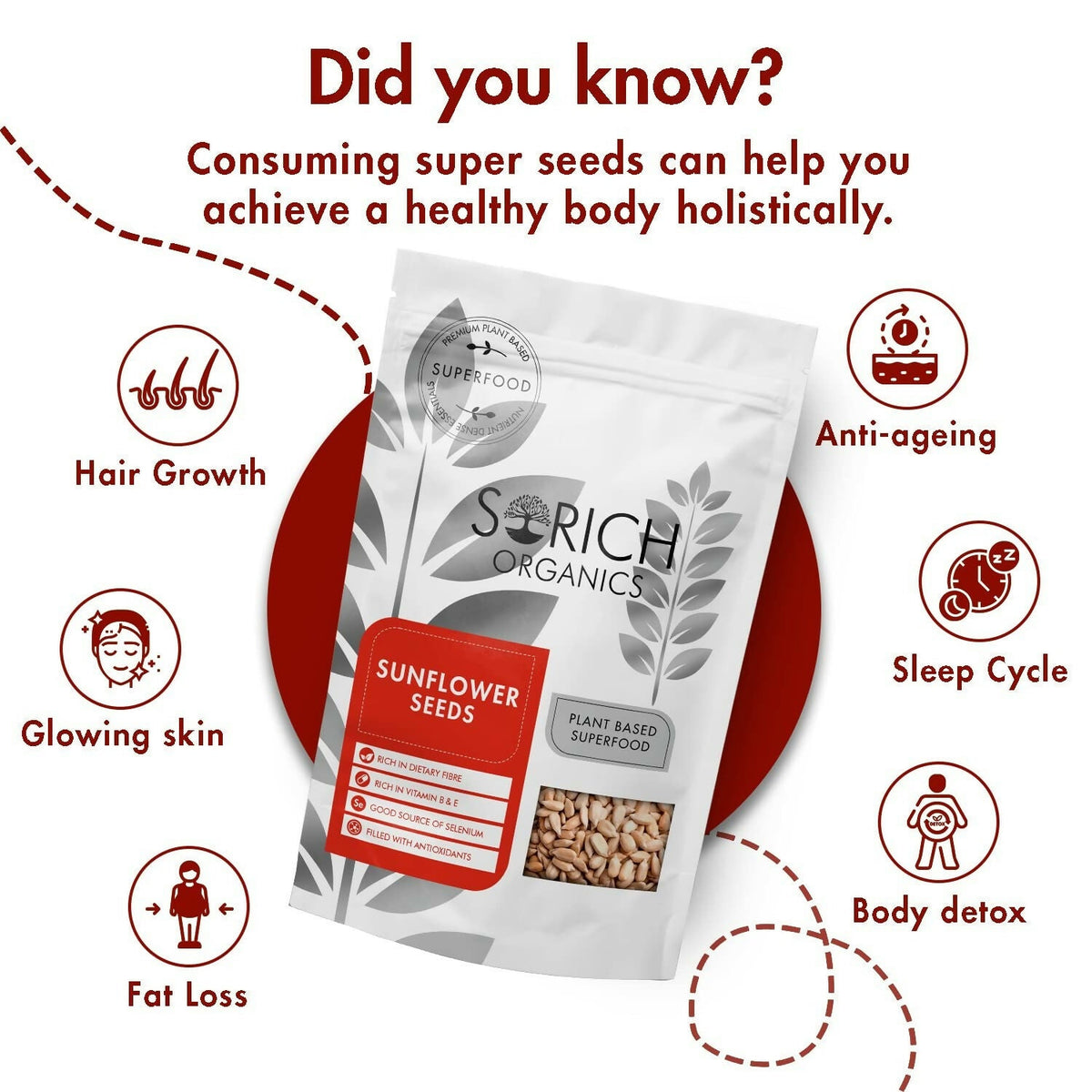Sorich Organics Raw USDA Organic Sunflower Seeds | Grocsy