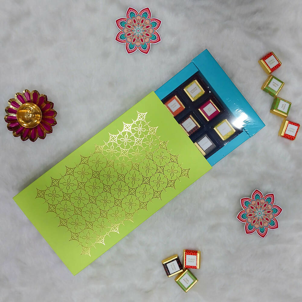 Dibha Ruchoks Assorted Chocolate Gift Pack (18 Assorted Chocolates) | Grocsy