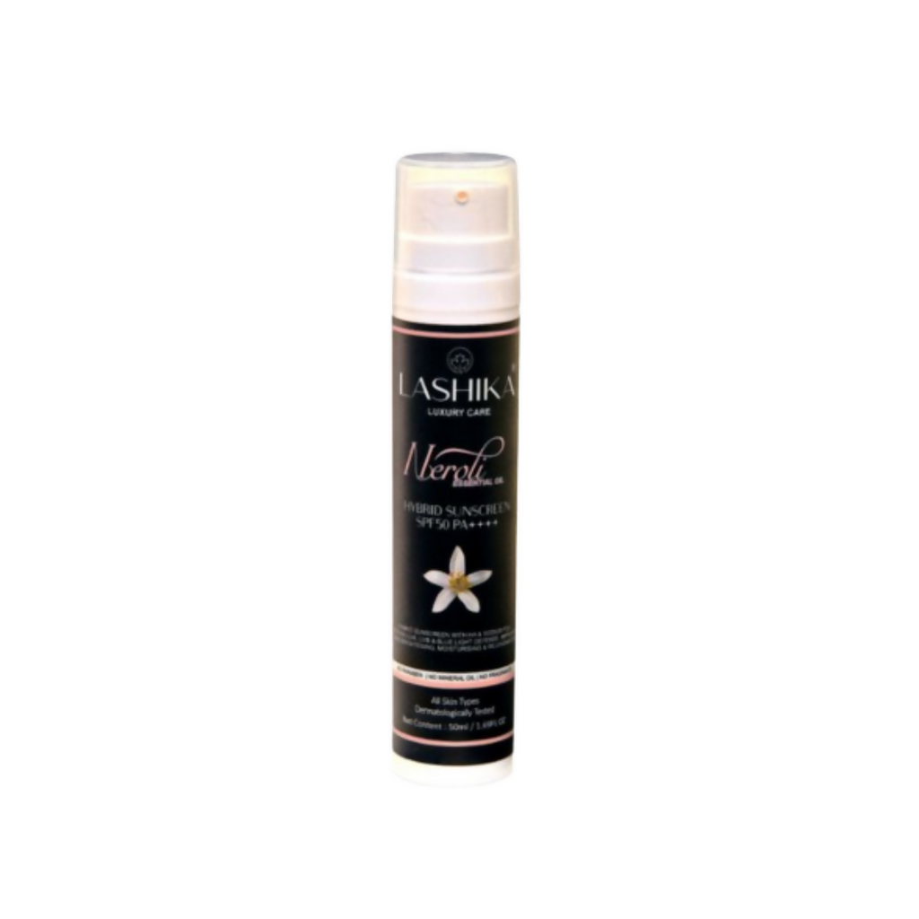Lashika Neroli Hybrid SPF 50 Sunscreen | Grocsy