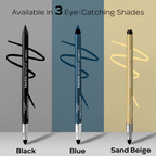Faces Canada Ultime Pro Intense Gel Kajal With Smudger & Sharpener - Sand Beige | Grocsy