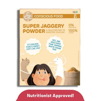Conscious Food Super Jaggery Powder | Grocsy