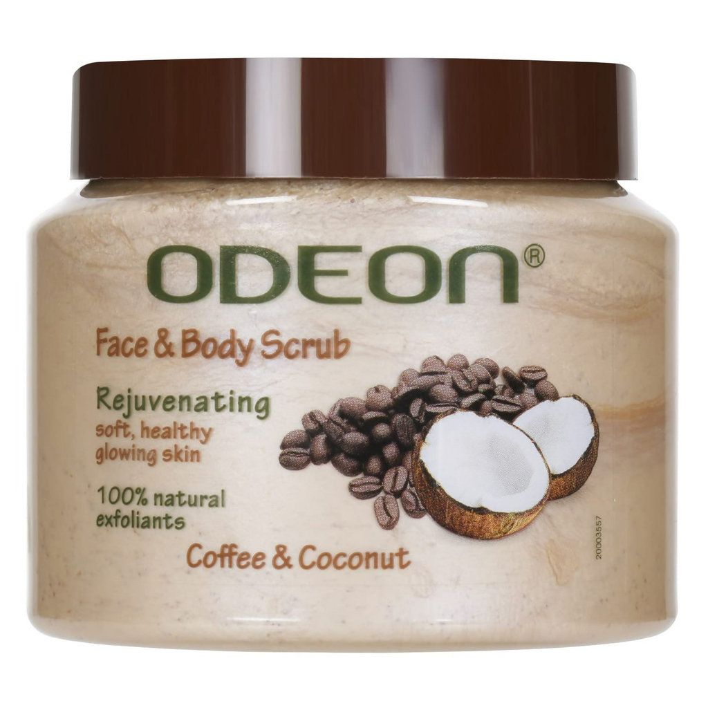 Odeon Coffee & Coconut Scrub Exfoliating Face & Body Scrub For Tan Removal | Grocsy