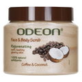 Odeon Coffee & Coconut Scrub Exfoliating Face & Body Scrub For Tan Removal | Grocsy