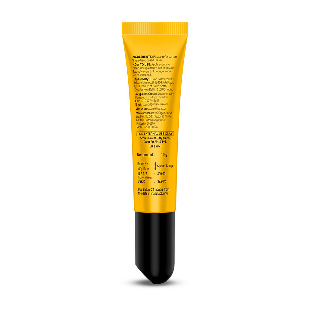 Dr. Sheth's Kesar & Kojic Acid Lip Balm | Grocsy