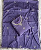 KC Lilac Ethnic Wear Ready Made Chinon Suit For Women | Grocsy