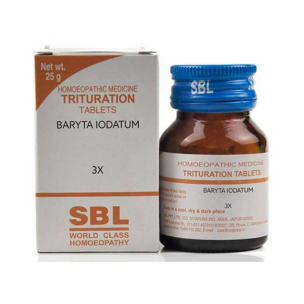 SBL Homeopathy Baryta Iodatum Trituration Tablets | Grocsy