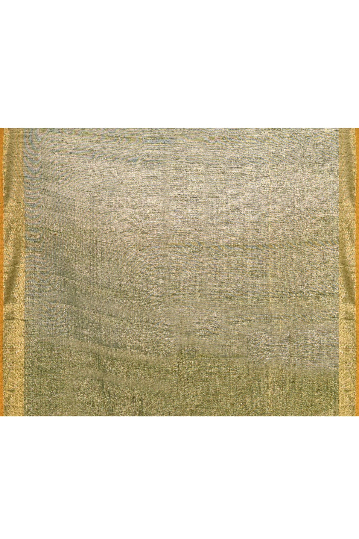 Piyari Fashion Women's Moss Green Embellished Tissue Jamdani Saree | Grocsy