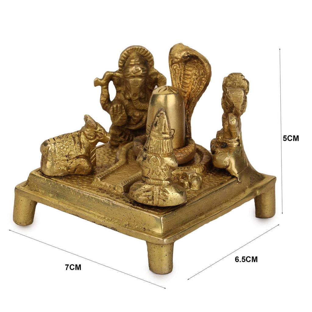 Devlok Shivling with Nandi And Shiv Parivar Idol | Grocsy