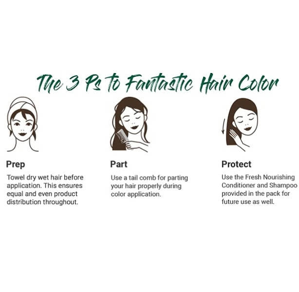 Biotique Herbcolor 3N Darkest Brown 50Gm + 110Ml | Grocsy