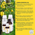 Naturalis Essence Of Nature Cold Pressed Lemon Essential Oil | Grocsy