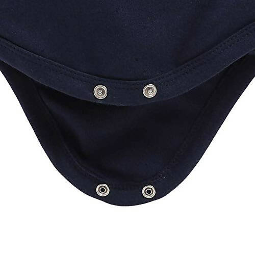 EIO New Born Baby Rompers Body Suits Jump Suit For Boys And Girls - Black | Grocsy
