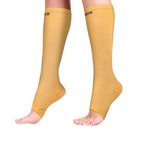 Vissco Medical Compression Stockings (Below Knee) - Beige - 1 Pair | Grocsy
