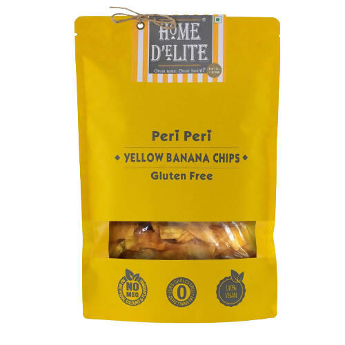 Home D'elite Peri Peri Yellow Banana Chips | Grocsy