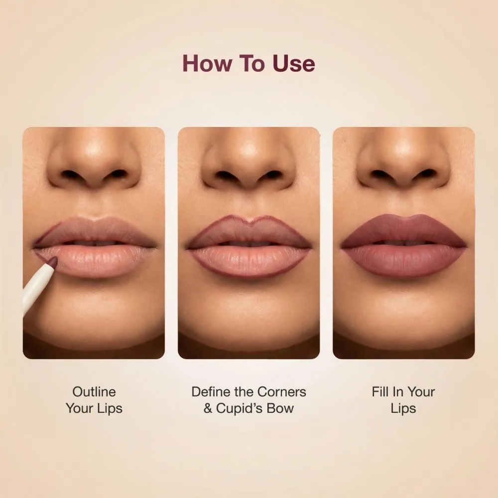 NY Bae 2-in-1 Lip Liner & Lip Colour - Kokum Plum | Grocsy