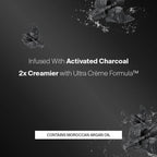 Bombay Shaving Company Charcoal Shaving Foam with Moroccan Argan Oil | Grocsy