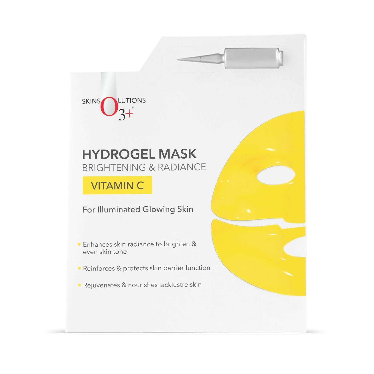 Professional O3+ Vitamin C Hydrogel Facial Mask For Radiant & Glowing Skin | Grocsy