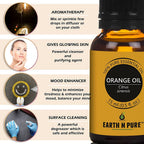 Earth N Pure Rose & Orange Essential Oils | Grocsy