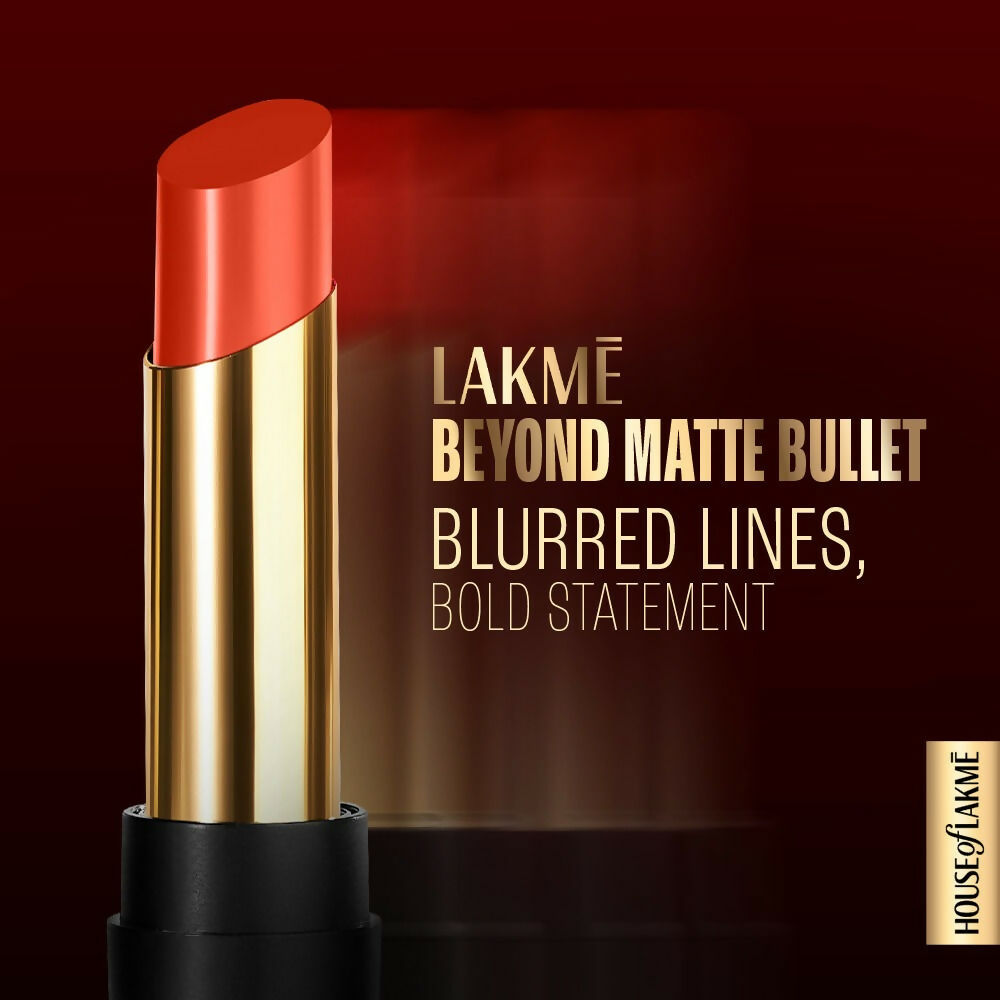 Lakme Absolute Beyond Matte Lipstick - 401 Orange Oasis | Grocsy