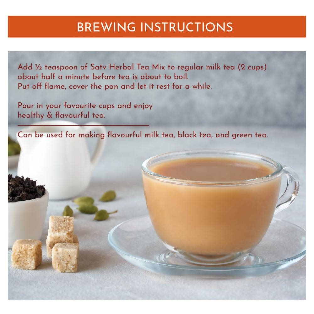 Satv Niramaya Herbal Tea Mix | Grocsy