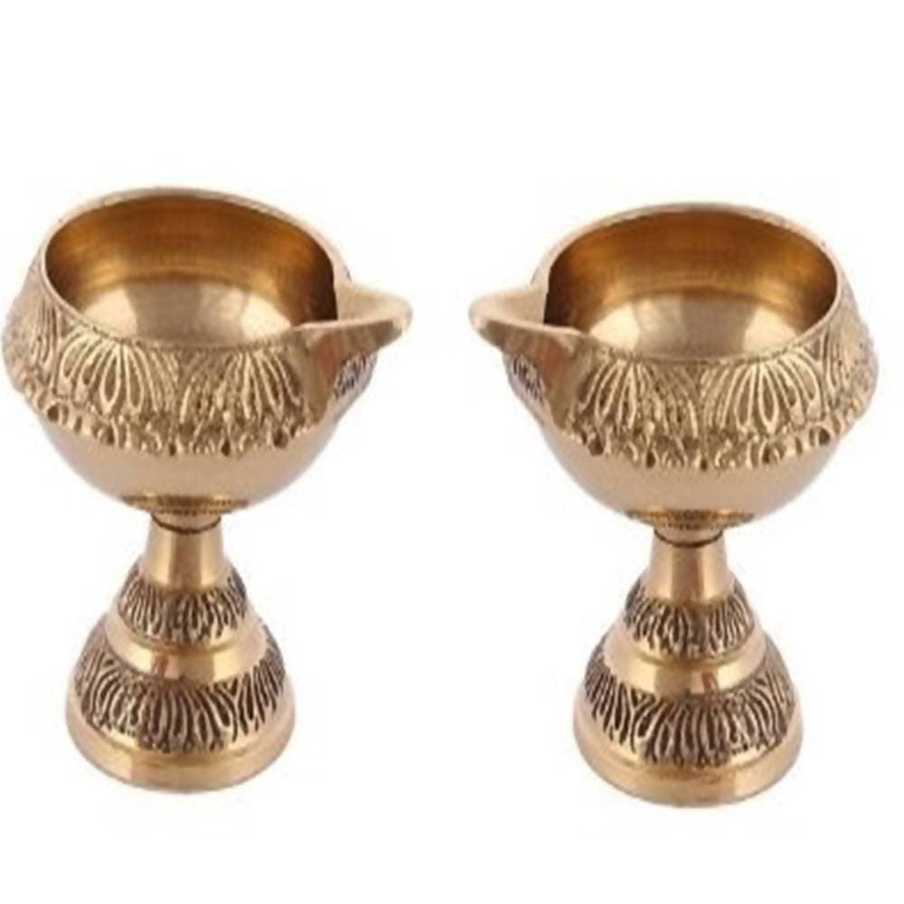 Puja N Pujari Kubera Akhand Deepam Diya Pair Of 2 | Grocsy