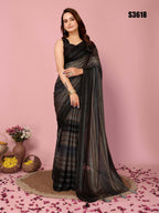 Attractive These Party Wear Ready To Wear Saree - Grey | Grocsy