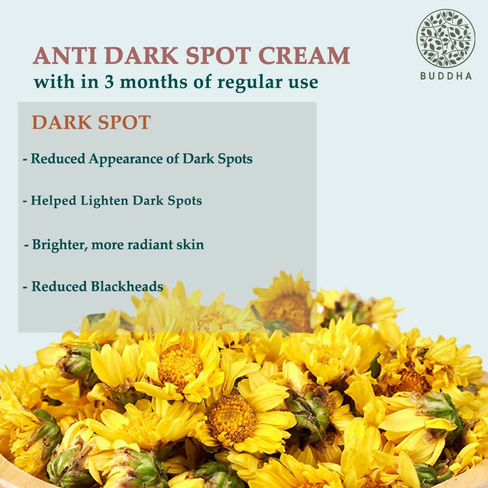 Buddha Natural Dark Spot Removal Face Cream - For Uneven Skin Tone and Skin Darkening | Grocsy