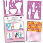 Dreamland Publications Style Studio Fashion Sketch Activity Book 2 for Girls Age 4-8 years | Grocsy