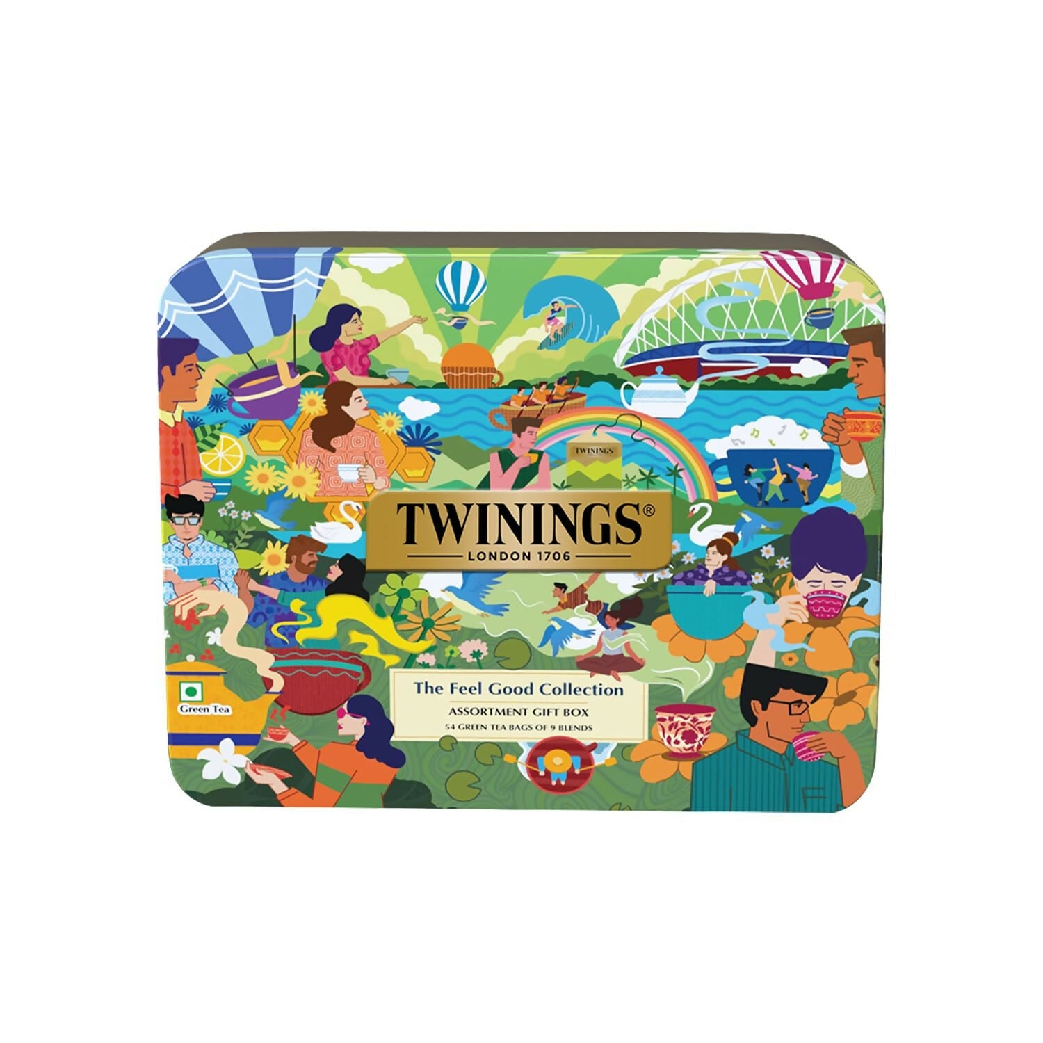 Twinings The Feel Good Collection Assortment Tea Gift Set | Grocsy