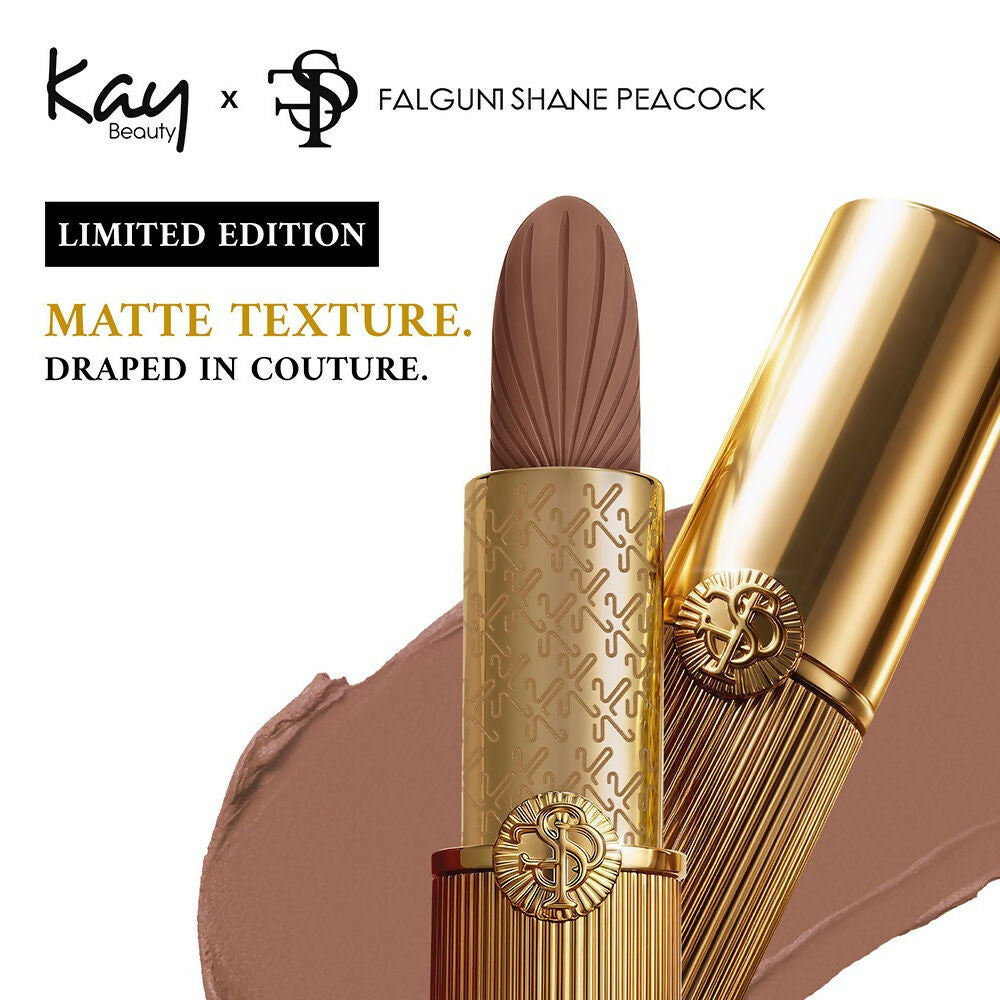 Kay Beauty x Falguni Shane Peacock Luxe Matte Lipstick - Chikankari Crush | Grocsy