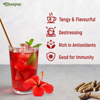 Chaayos Hibiscus Mulethi Green Tea Bags | Grocsy