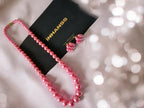 Inhanns Spectrum Everyday Pearl Sets - Single Strand - Pink | Grocsy