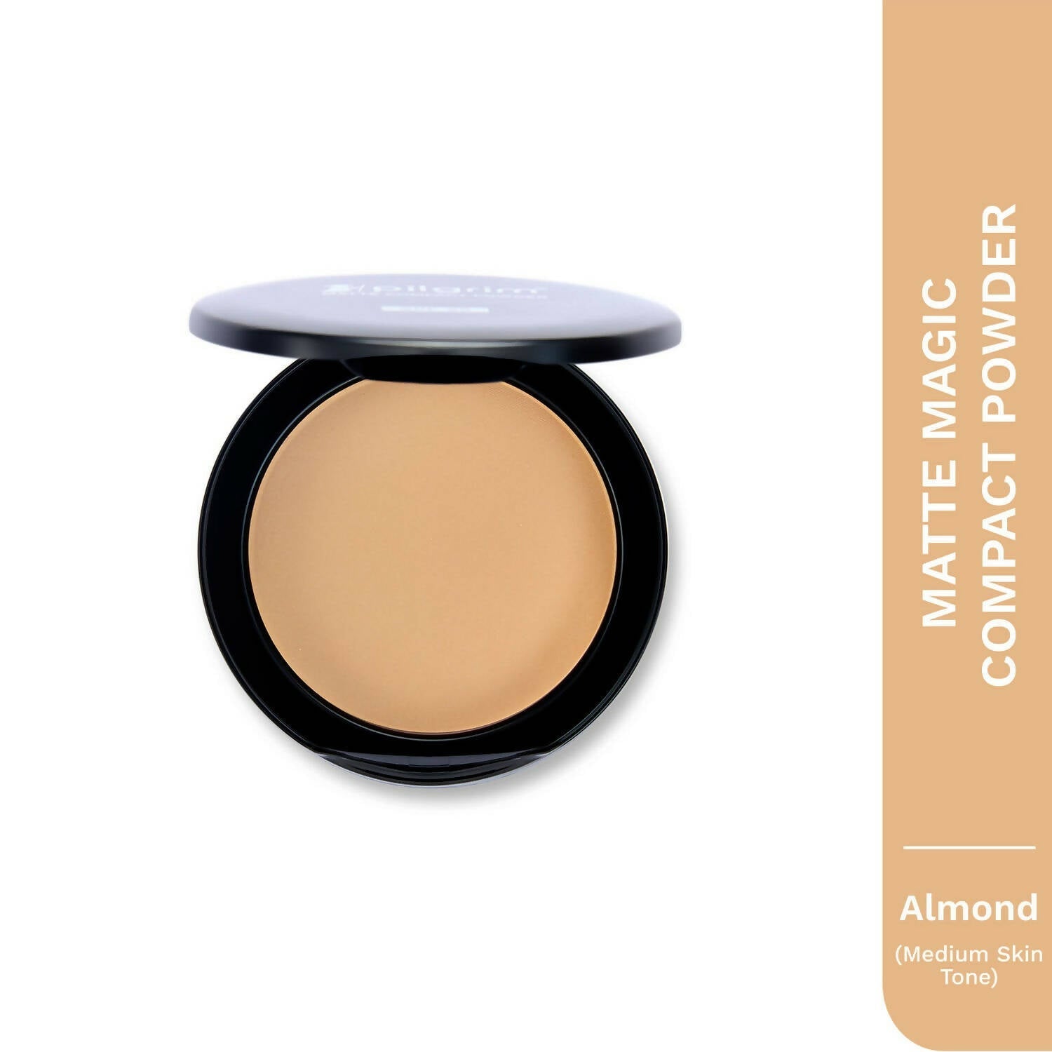 Pilgrim Matte Finish Compact Powder With SPF 25 - Almond-20 | Grocsy