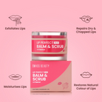 Swiss Beauty Lip Perfect Duo Balm & Scrub - Beetroot | Grocsy