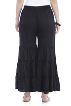 Mominos Fashion Trendy Cotton Black Palazzo | Grocsy