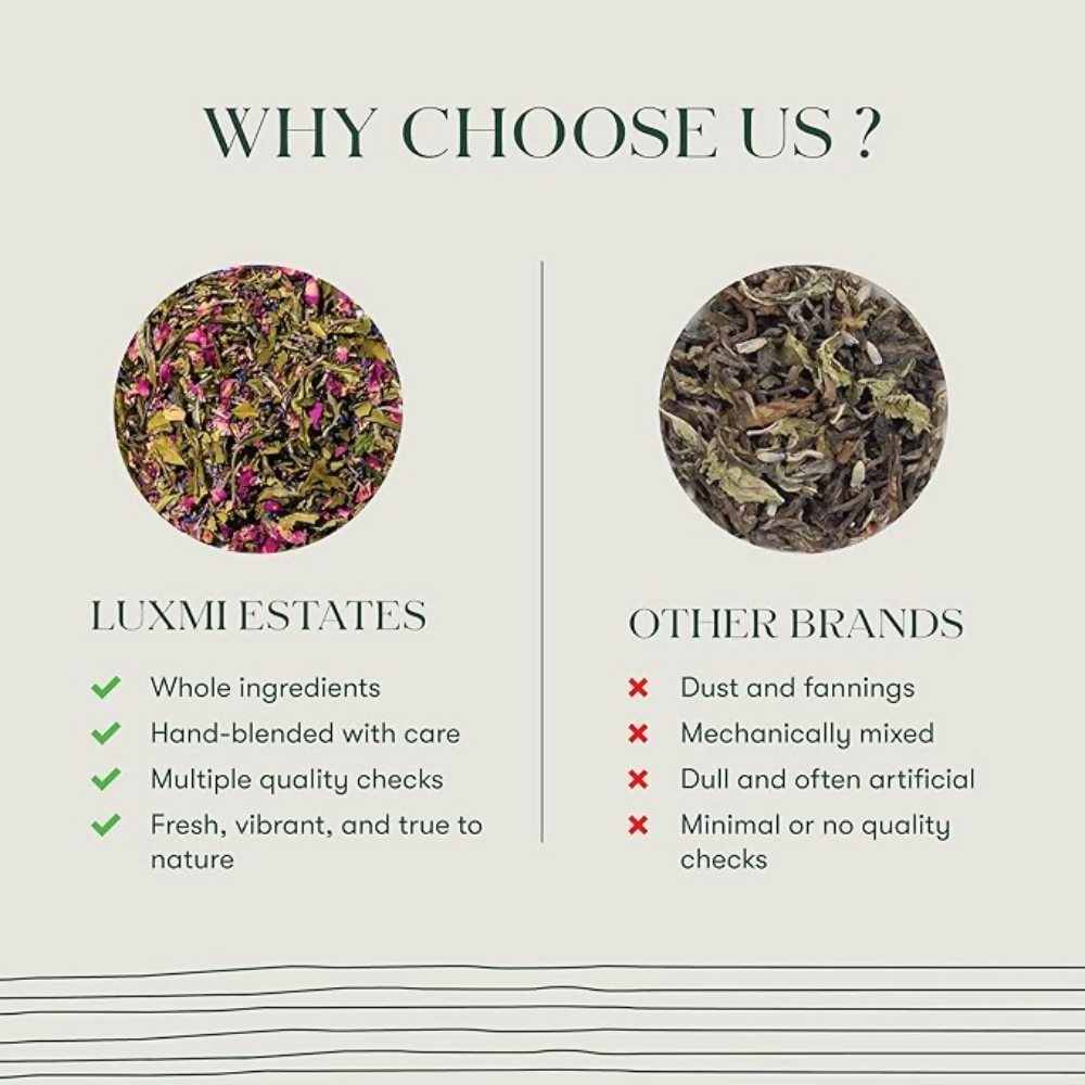 Luxmi Estates Lavender Valley White Tea | Grocsy