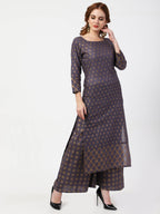 Cheera Kurta Palazzo & Dupatta Set (CH103KPD) | Grocsy