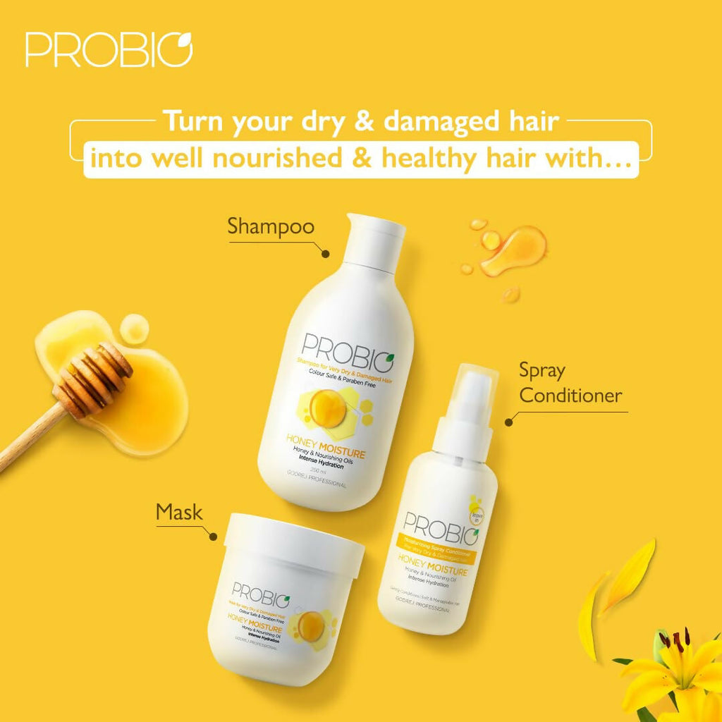 Godrej Professional Probio Honey Moisture Spray Conditioner | Grocsy