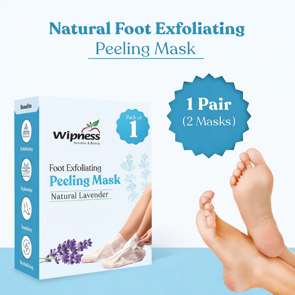 Wipness Natural Foot Peeling & Exfoliating Foot Mask | Grocsy