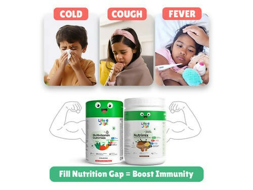 Little Joys Nutrimix Nutrition Powder 2 - 6 yrs + Multivitamin Gummies Combo | Grocsy