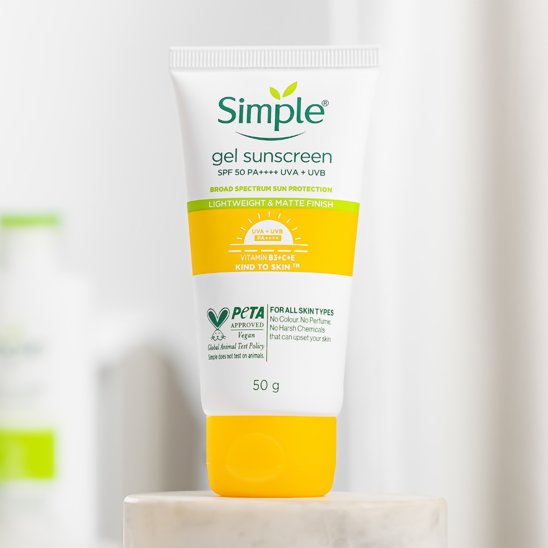 Simple Kind to Skin Gel Sunscreen SPF 50 PA++++ | Grocsy