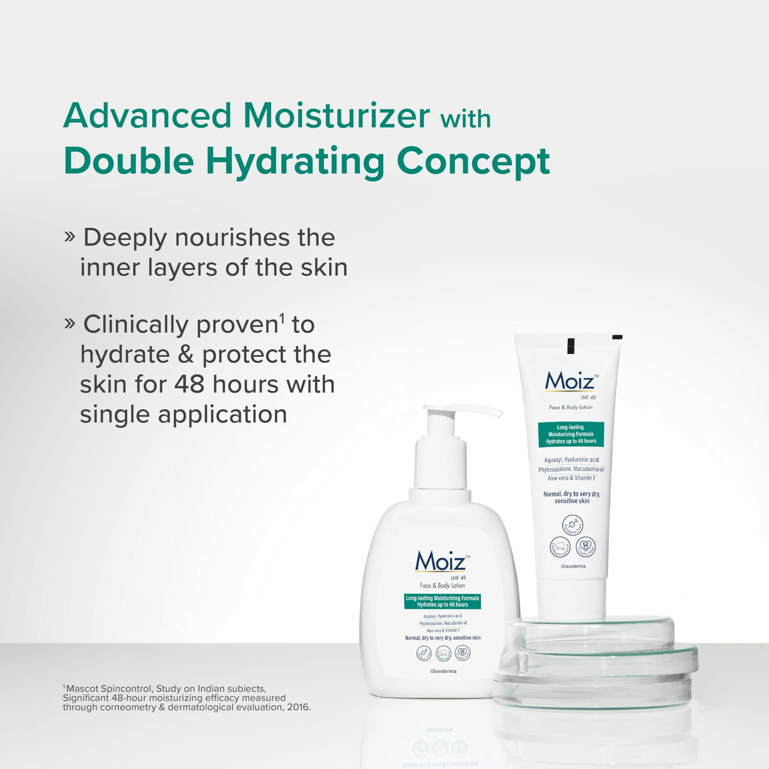 Moiz LMF 48 Lotion 48 Hour Long-Lasting Moisturizer | Grocsy