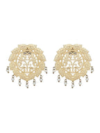 Joban Fashion Women Handcrafted Matte Gold Earrings | Grocsy