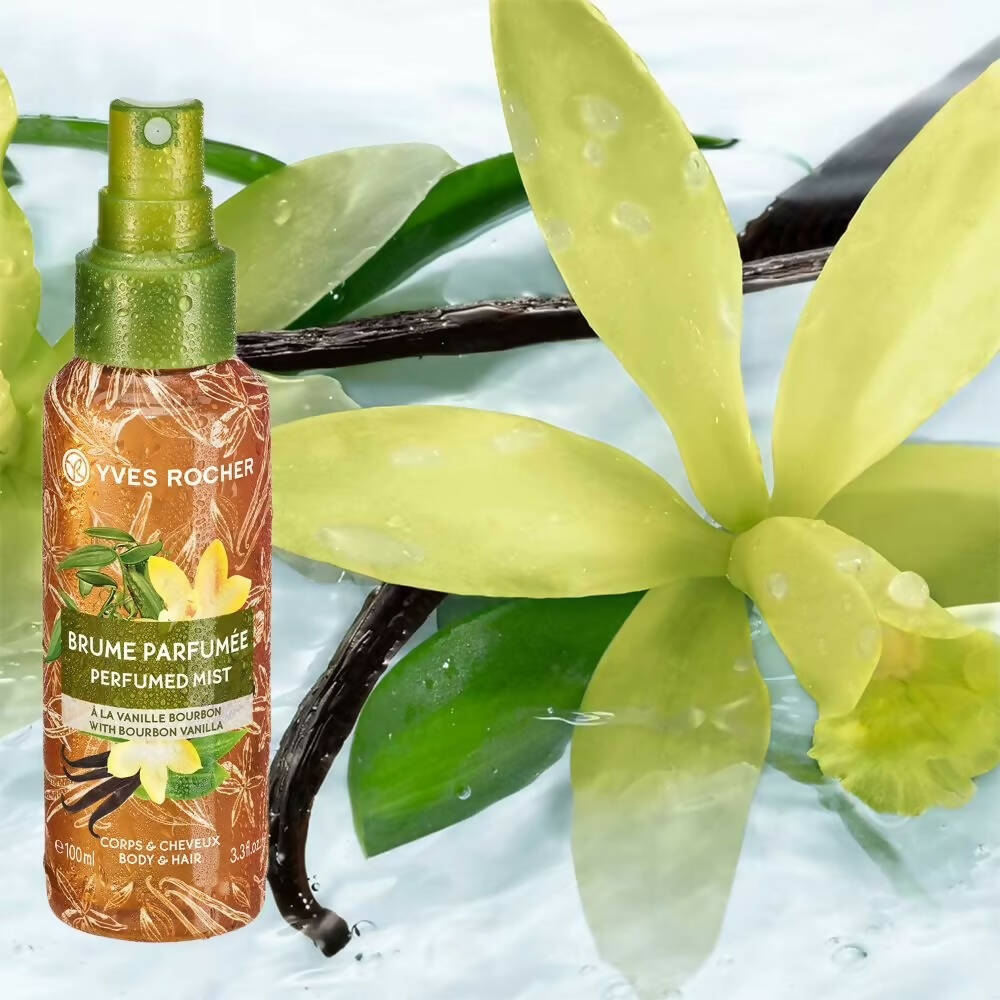 Yves Rocher Sensual Perfumed Body & Hair Mist - Bourbon Vanilla | Grocsy