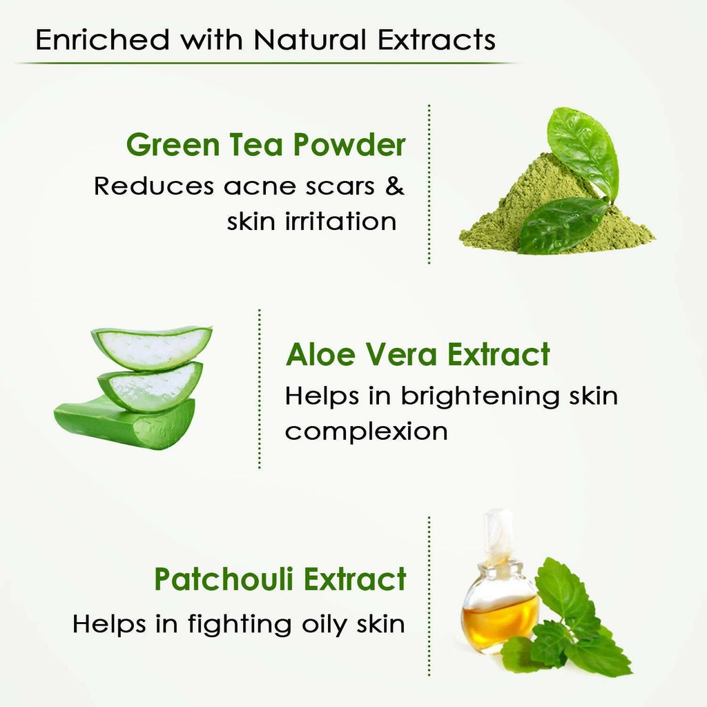 NutriGlow Green Tea Facial Kit | Grocsy