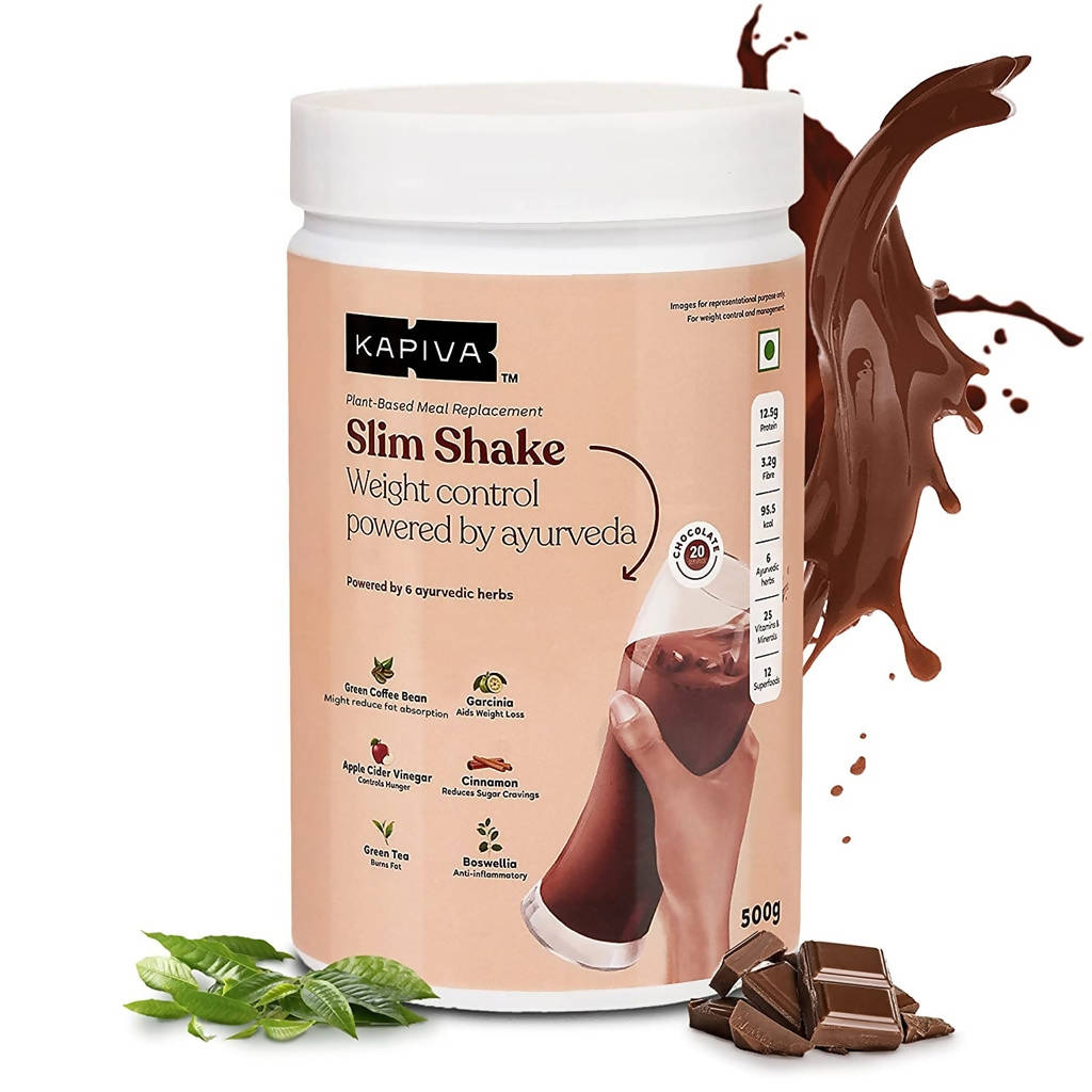 Kapiva Ayurveda Slim Shake - Chocolate | Grocsy