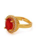 Ruby Raang Red Stone Ring | Grocsy