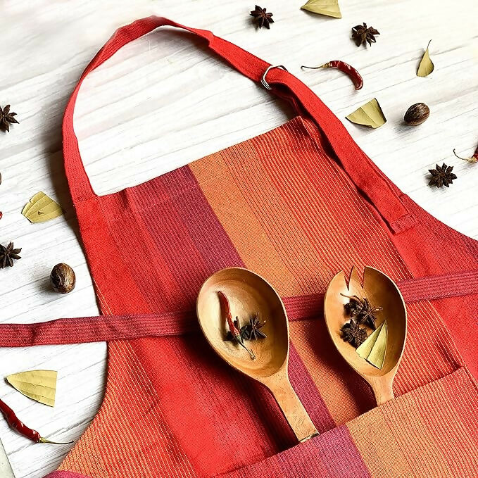 Pixel Home Decor New Cotton Kitchen Apron-OS | Grocsy